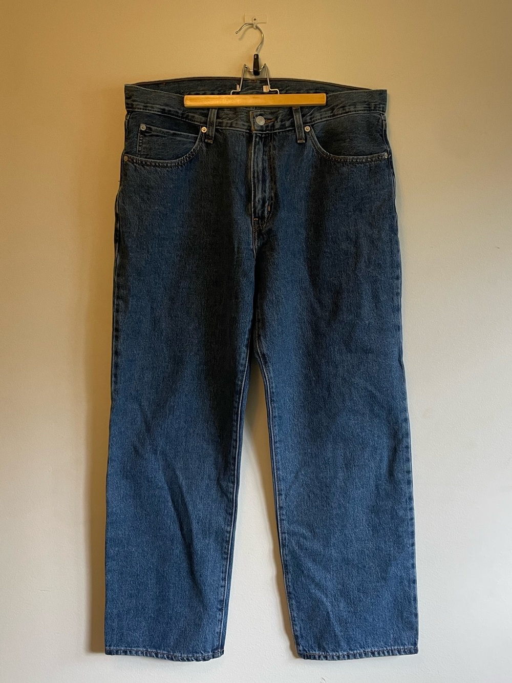 Levi's Dark Blue Straight Jeans